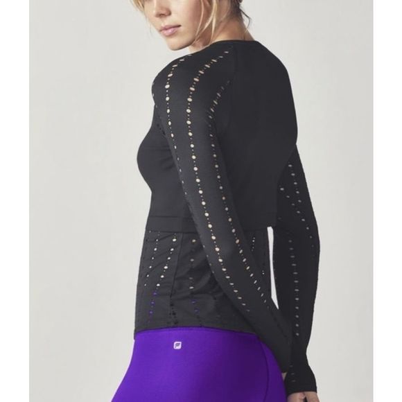 Fabletics Shelby Black Athletic Top Size 2X - Picture 3 of 8